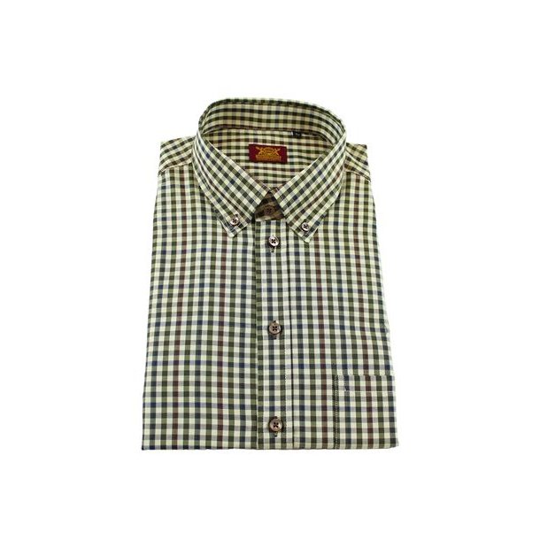 Nordhunt Erik LS Shirt Grn/Brun