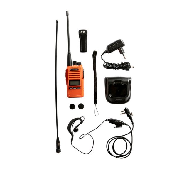 Nordhunt Jagtradio S�t Orange Incl �resnegl og Skovantenne