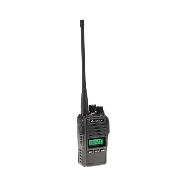 Nordhunt Jagtradio S�t Sort Incl �resnegl og Skovantenne