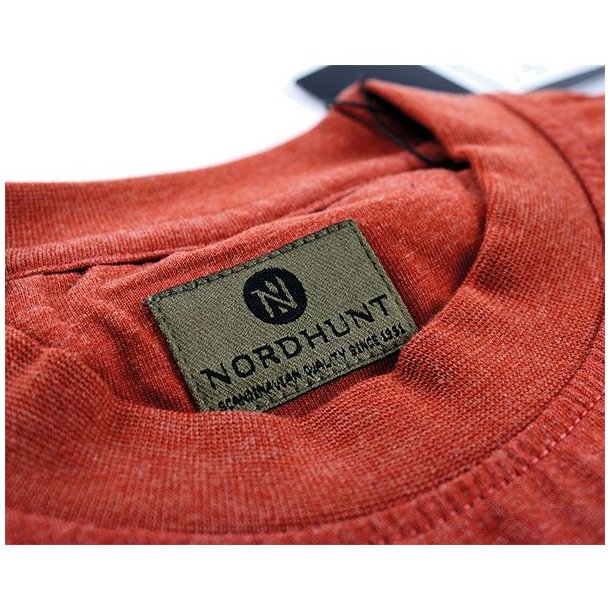 Nordhunt Jaguar T-shirt Burnt Orange Melange