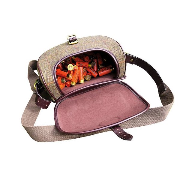 Nordhunt Leather/Tweed Patrontaske