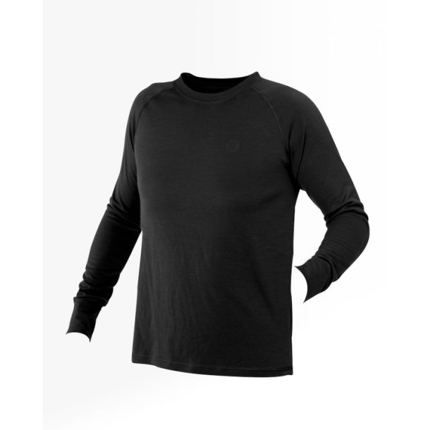 Nordhunt Porth Merino Crewneck Black