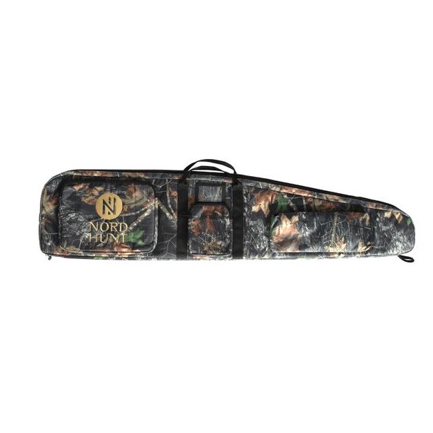 Nordhunt Riffelfoderal Camo 3 Lommer 135 cm m/Brerem