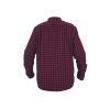 Nordhunt Sermen Flannel Skjorte Bordeaux/Navy
