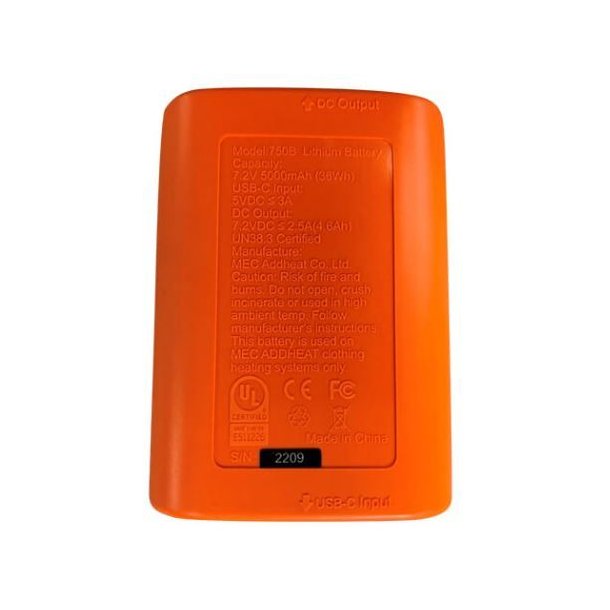 Nordic Heat XL Batterier til tj 5000mAh inkl. kabel