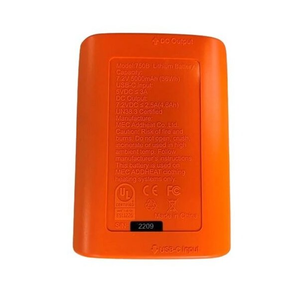 Nordic Heat XL Batterier til t�j 5000mAh