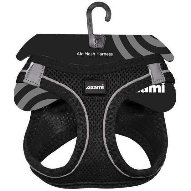 Ozami Air-Mesh Sele til Hund Sort