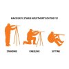 Primos Trigger Stick Gen III Tall Tripod Skydestok 61-157cm