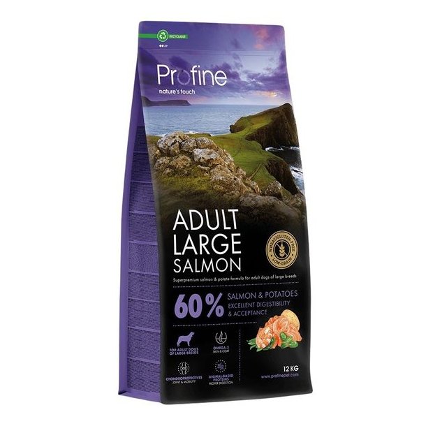 Profine Adult Large Salmon Hundefoder 12kg