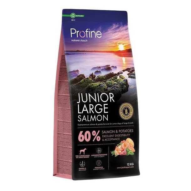 Profine Junior Large Salmon Hundefoder 12kg