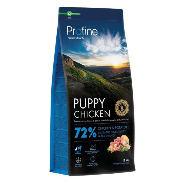 Profine Puppy Chicken  Hundefoder 12kg