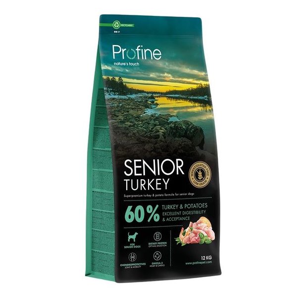 Profine Senior Turkey Hundefoder 12kg