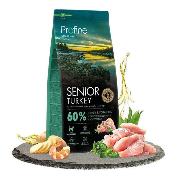 Profine Senior Turkey Hundefoder 12kg