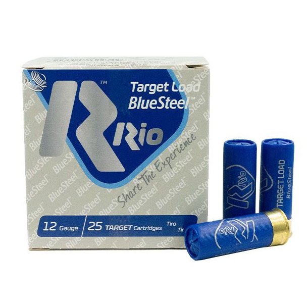 Rio Blue steel 12/70 Str 6/28gram 25 stk Flugtskydningspatron