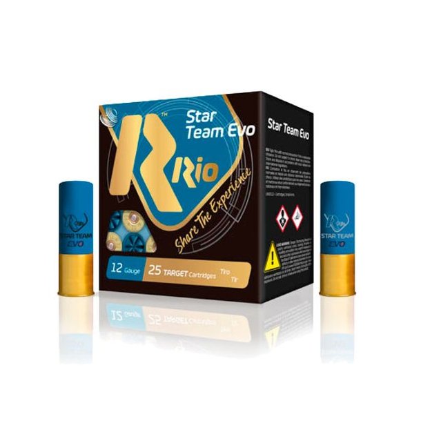 Rio BLY Star Team Evo 12/70 Str 7,5 24 gram 25 stk Flugtskydningspatron