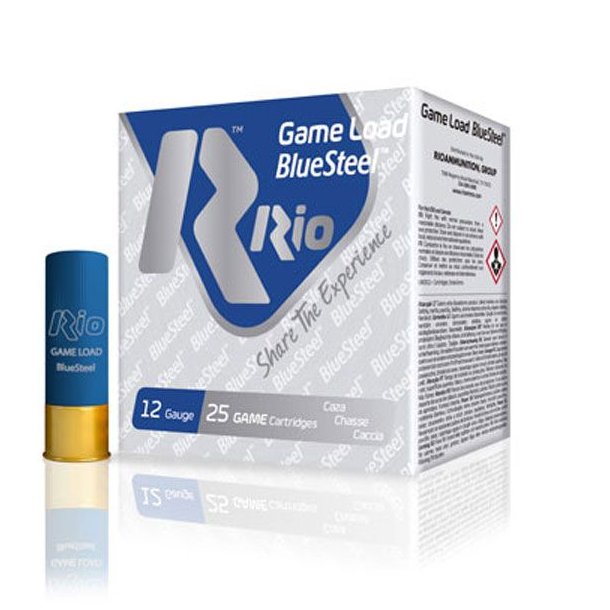 Rio Game Blue Steel 12/70 Str. 5/32gram 25 Stk. Haglpatron