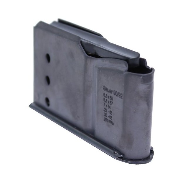 Sauer 90 Magasin 3 skud, 6,5+30.06 Medium kaliber, 6,5x55, 270. 30.06