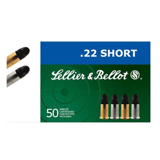 Sellier & B 22 Short 1,8gr/28Gr 50Stk Salonpatron