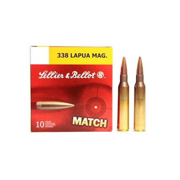 Sellier & B 338 Lapua Mag. 16,2g/250gr HPBT