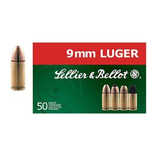 Sellier & B 9mm Luger FMJ Subsonic 9gr 50 Stk. Subsonic 50stk