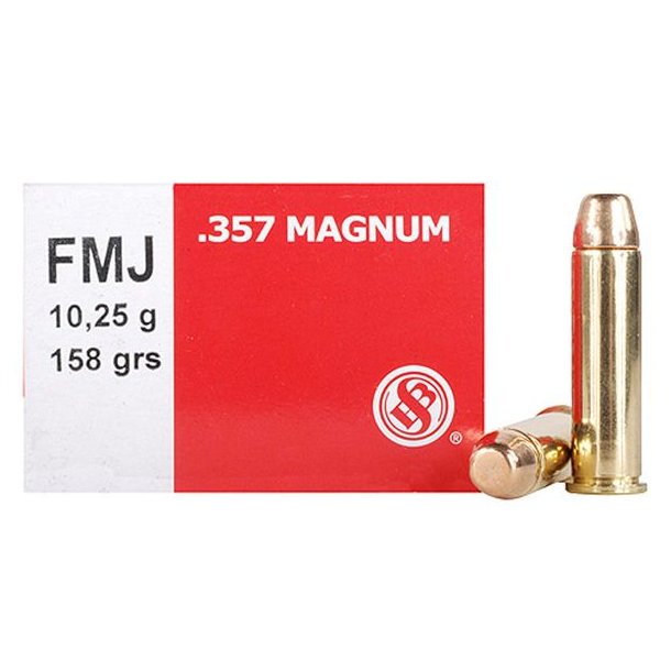 Sellier & Bellot 357Mag FMJ 10,25g 158gr 50stk (31139)