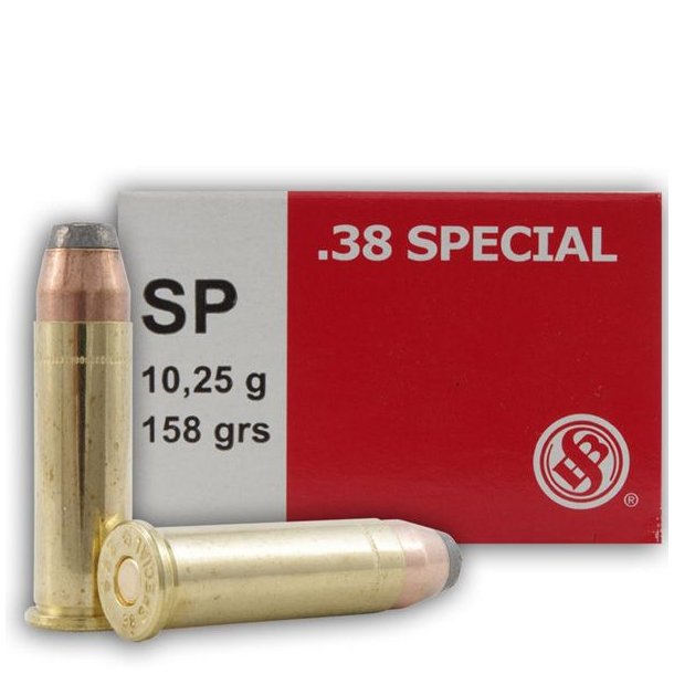 Sellier & Bellot 38 SPEC SP 10,25g 158gr 50 stk (31105)