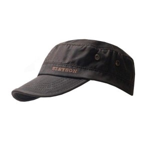 Stetson Army Cap CO/PES PE/Brown