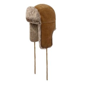 Stetson Bomber Cap Corduroy Jersey Beige