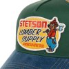 Stetson Lumber Supply Trucker Cap Denim/green