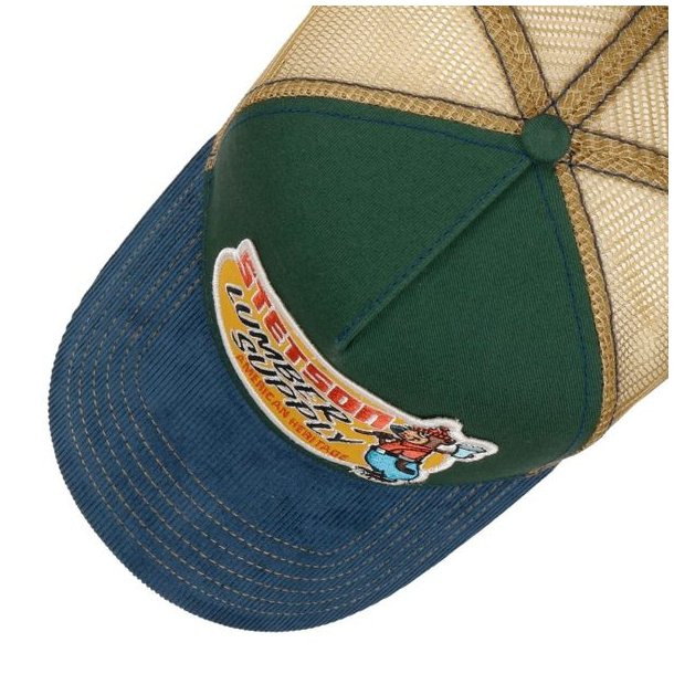 Stetson Lumber Supply Trucker Cap Denim/green