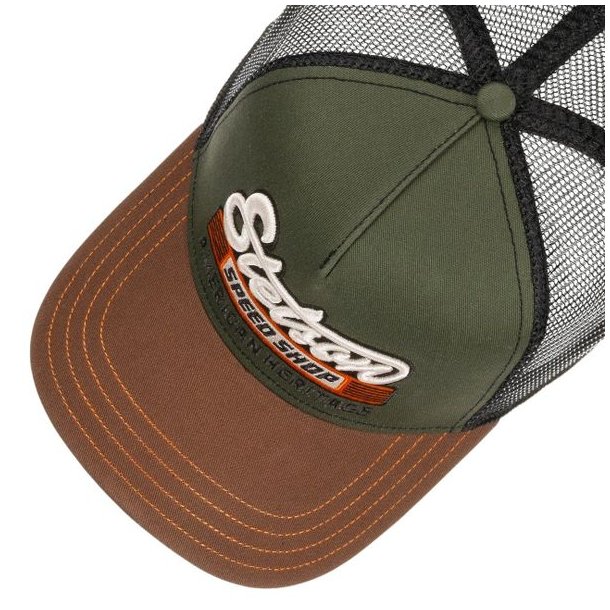 Stetson Speed Shop Trucker Cap Chestnut/Olive