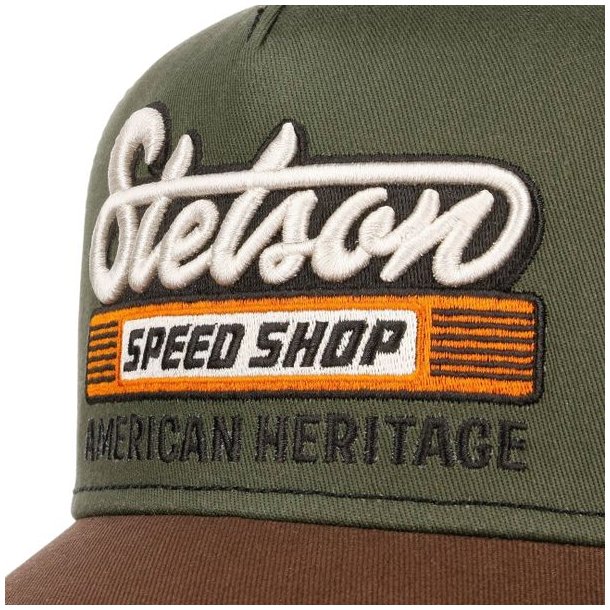Stetson Speed Shop Trucker Cap Chestnut/Olive