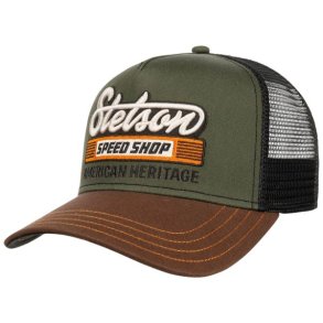 Stetson Speed Shop Trucker Cap Chestnut/Olive