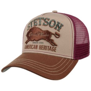 Stetson Trucker Cap Great Plains Brown/Wine