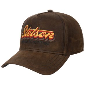 Stetson Trucker Cap Oily Goat Suede Mud