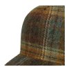 Stetson Wool Check Trucker Cap Olive