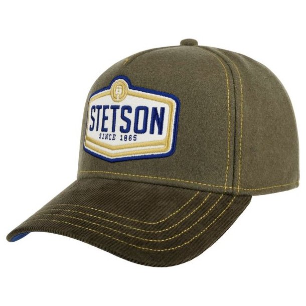Stetson Wordmark Patch Cap Olive
