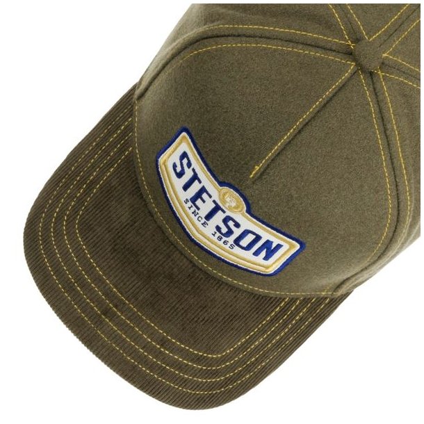 Stetson Wordmark Patch Cap Olive