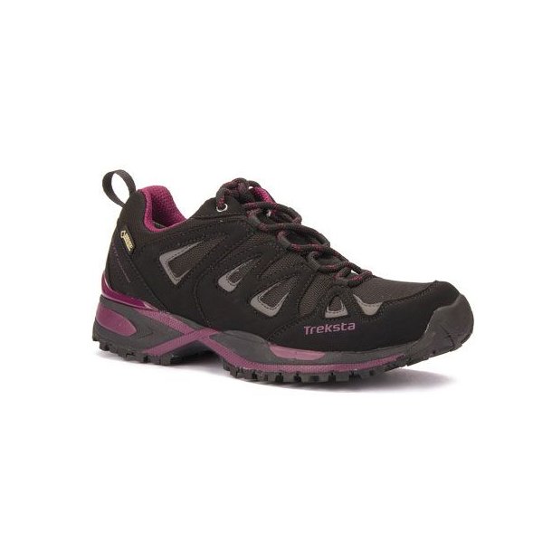 Treksta Nevado Lace Low GTX Sko Sort/Lilla