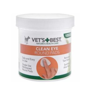 Vets Best Clean Eye Round Pads 100stk Til jenpleje