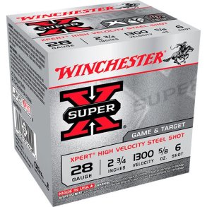 Winchester Steel Xpert 28/70 Str.6/18g 25 stk Haglpatron