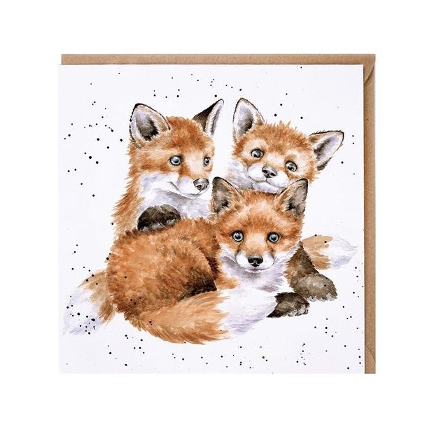 Wrendale Telegram Med Kuvert Rveunger Snug as a Cub