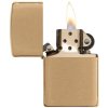 Zippo Brushed Finished Brass Lighter