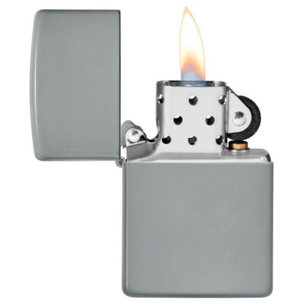 Zippo Flat Grey Lighter