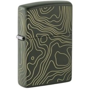 Zippo Green Matte Laser 360 Lighter