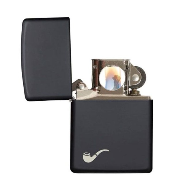 Zippo Pipe Black Matte Lighter