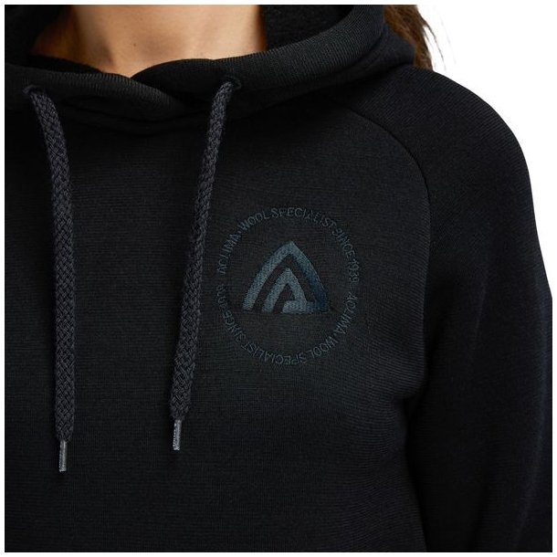 Aclima FleeceWool Hoodie W Jet Black