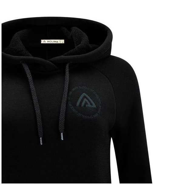 Aclima FleeceWool Hoodie W Jet Black