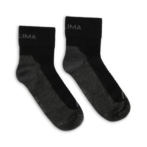 Aclima Running socks 2-pack Jet Black/Grey