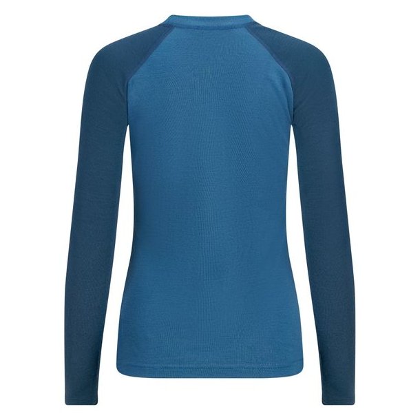 Aclima WarmWool Crewneck W Blue Fusion/Midnight Navy